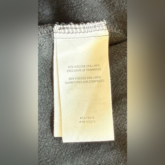 Lolë The Pearse Black Linen Blend Blazer Jacket - Size Medium - Picture 12 of 12